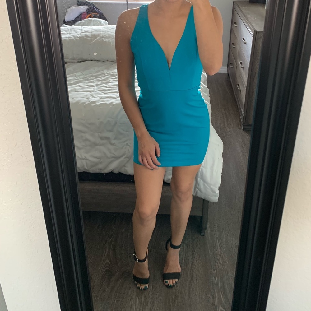 Teal dress 👗